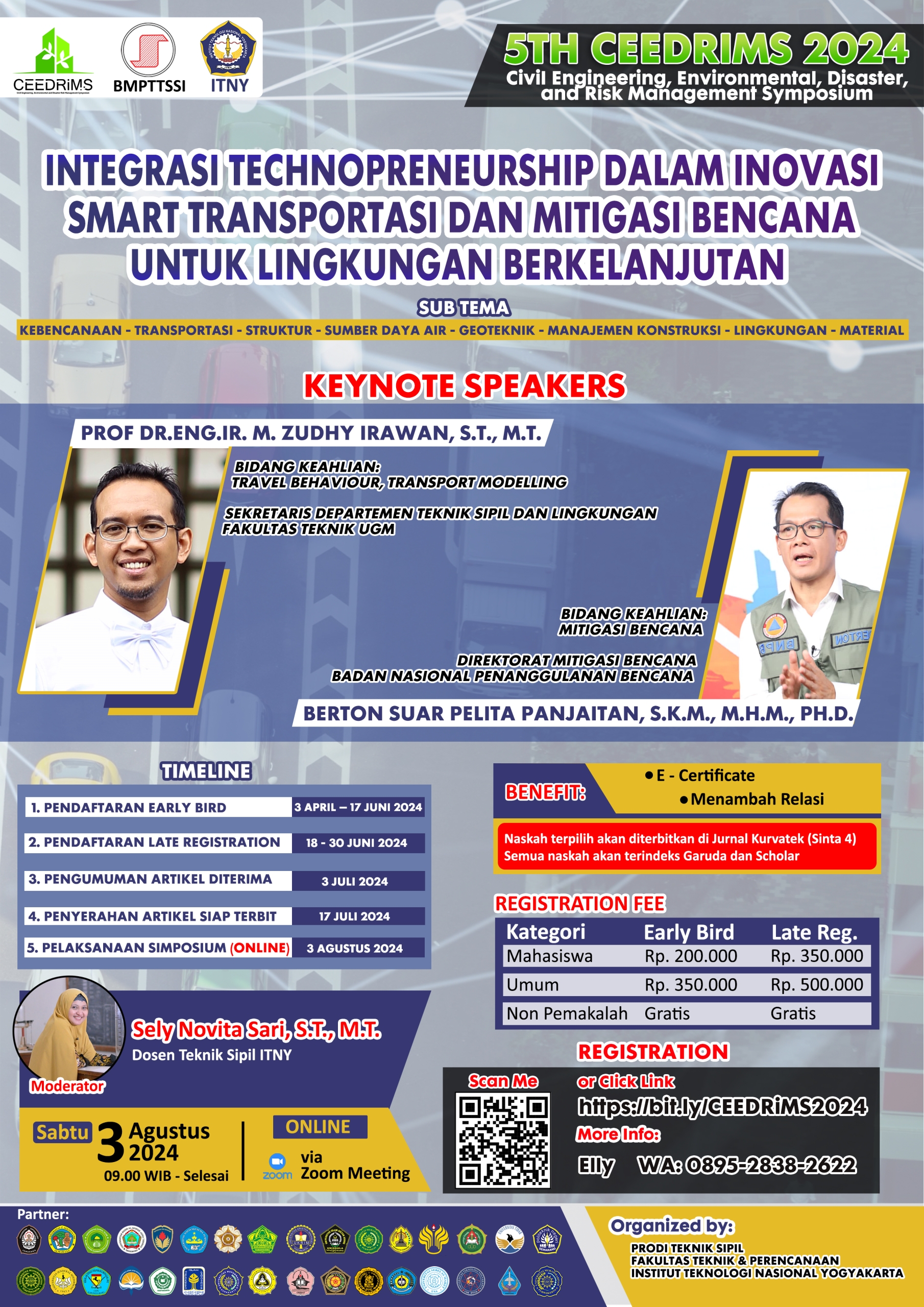 					View Vol. 5 No. 2 (2024): 5th CEEDRiMS 2024 â€œIntegrasi Technopreneurship Dalam Inovasi Smart Transportasi & Mitigasi Bencana Untuk Lingkungan Berkelanjutanâ€
				