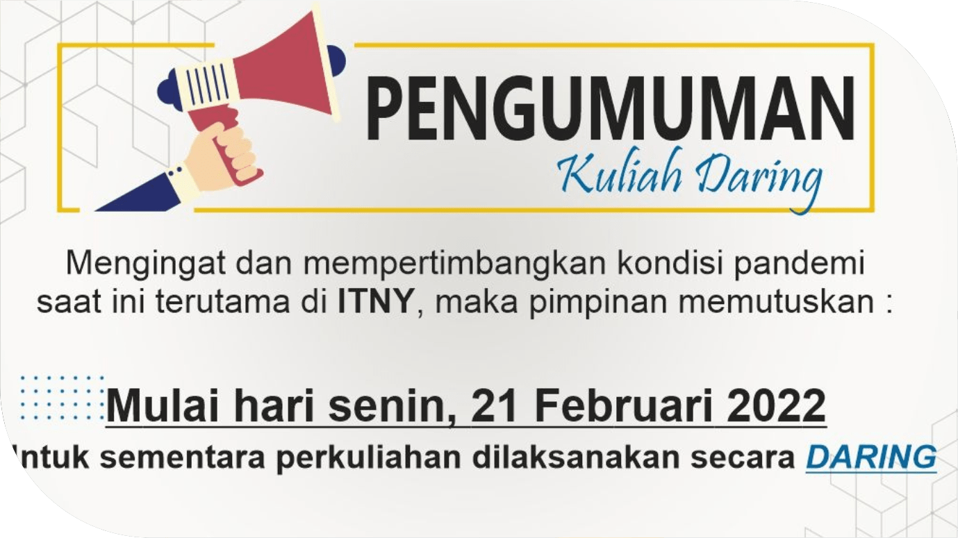 Pengumuman Kuliah Daring