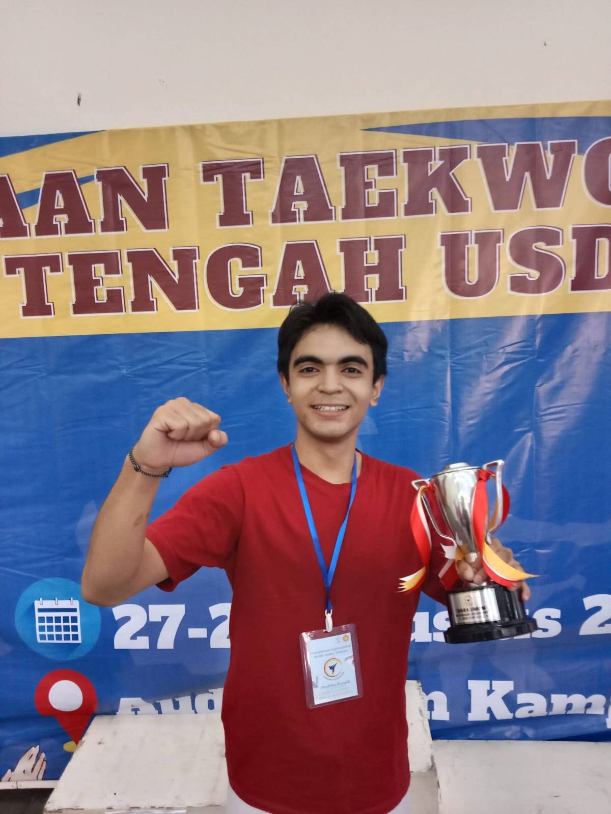 Hendri kembali Raih Juara Tekwondo UTI Pro USD Cup 2022