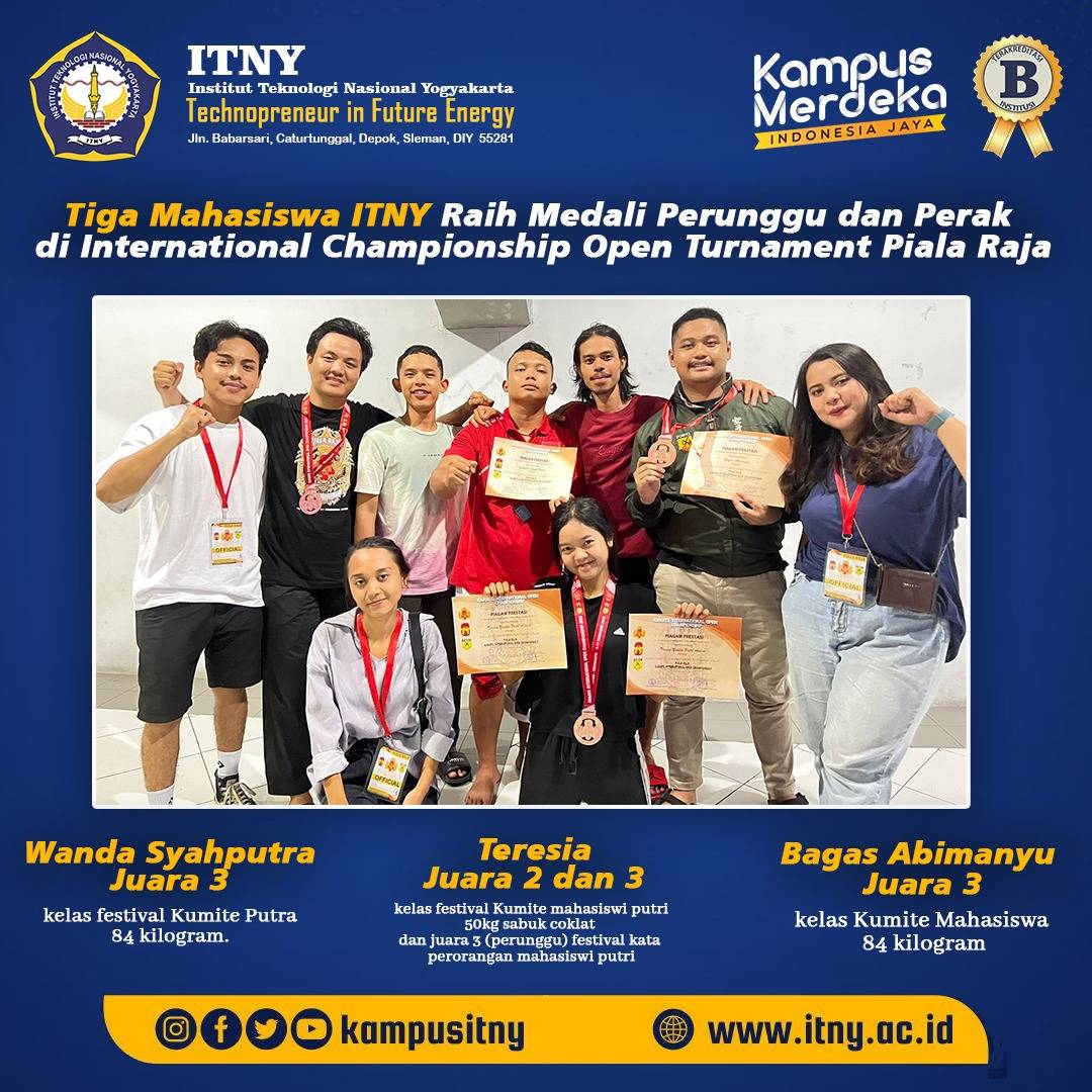 Tiga Mahasiswa ITNY Raih Medali Perunggu dan Perak di Piala Raja