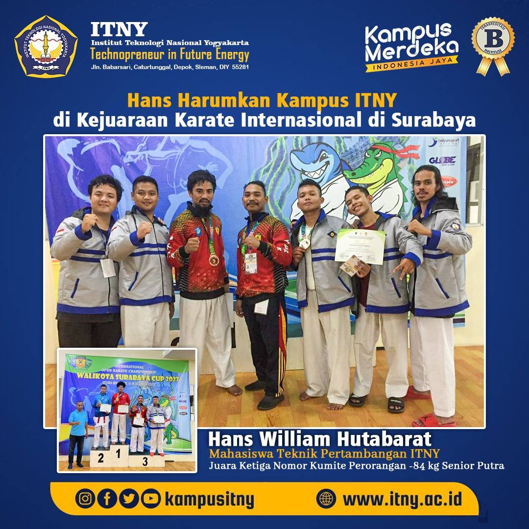 Hans Harumkan Nama ITNY di Kejuaraan Internasional Karate di Surabaya