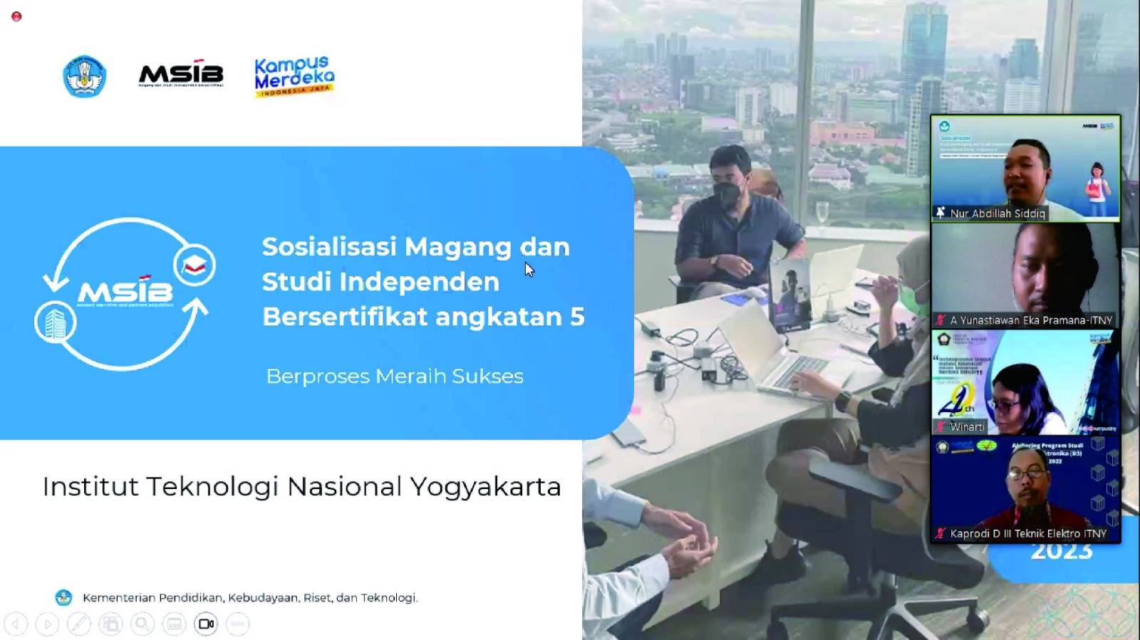 MBKM Center ITNY Gelar Sosialisasi MSIB Batch 5